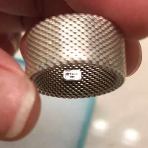 Tiffany’s mesh ring, non-flexible